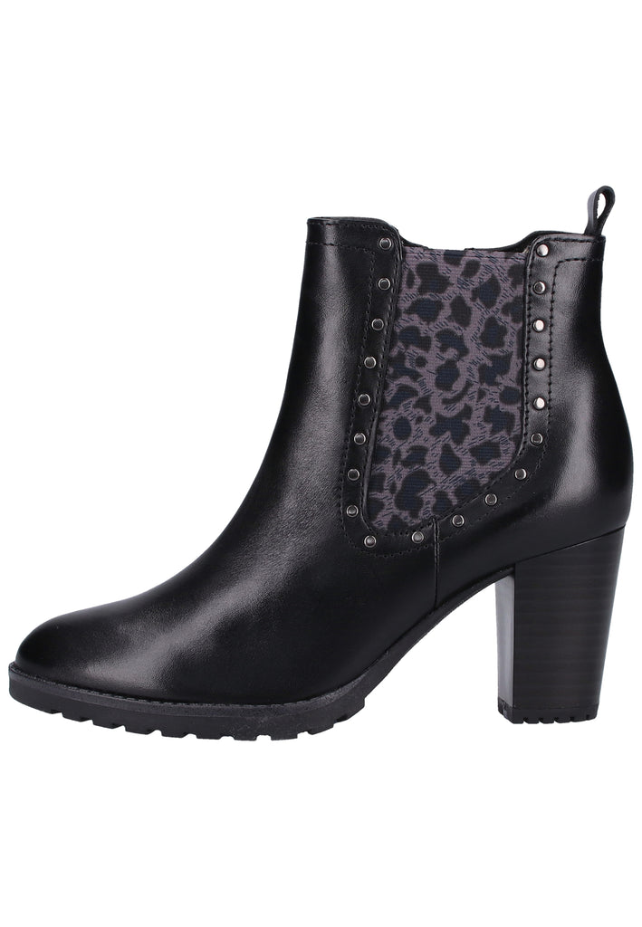 Caprice Stiefelette Leder/Synthetik Schwarz - surf4shoes
