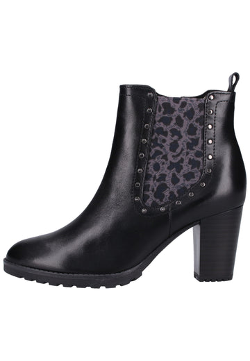 Caprice Stiefelette Leder/Synthetik Schwarz - surf4shoes