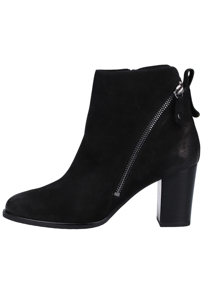 Caprice Stiefelette Nubukleder Schwarz - surf4shoes