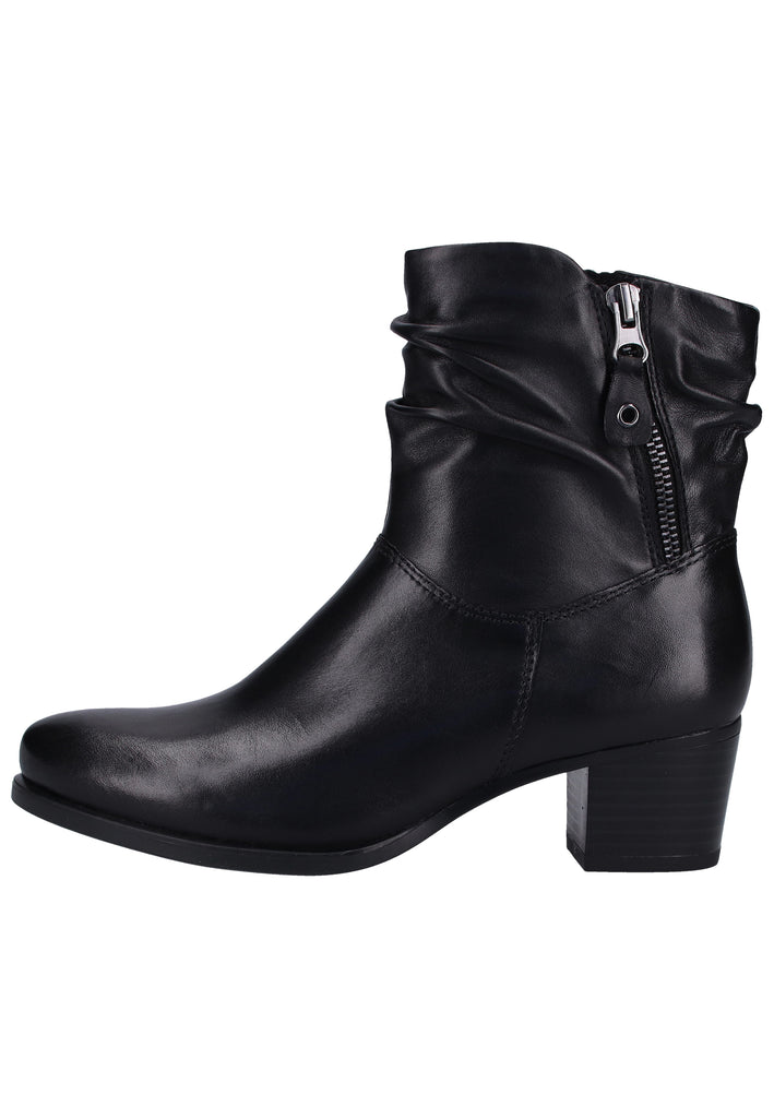 Caprice Stiefelette Nappaleder Schwarz - surf4shoes
