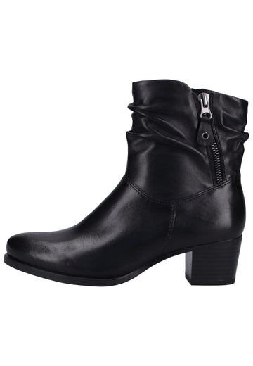 Caprice Stiefelette Nappaleder Schwarz - surf4shoes