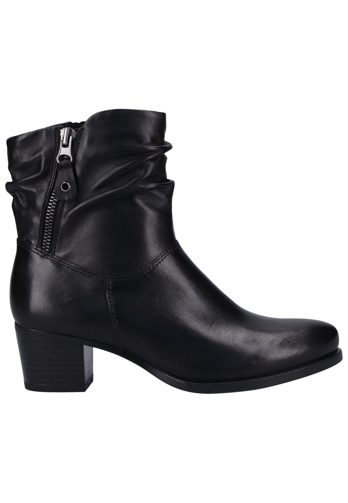 Caprice Stiefelette Nappaleder Schwarz - surf4shoes