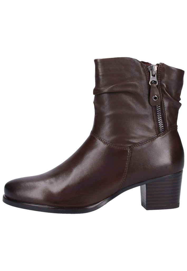 Caprice Stiefelette Nappaleder Dunkelbraun - surf4shoes