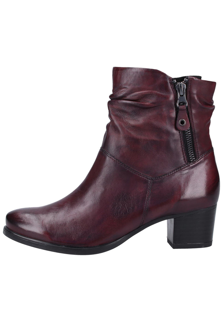 Caprice Stiefelette Nappaleder Bordeaux - surf4shoes