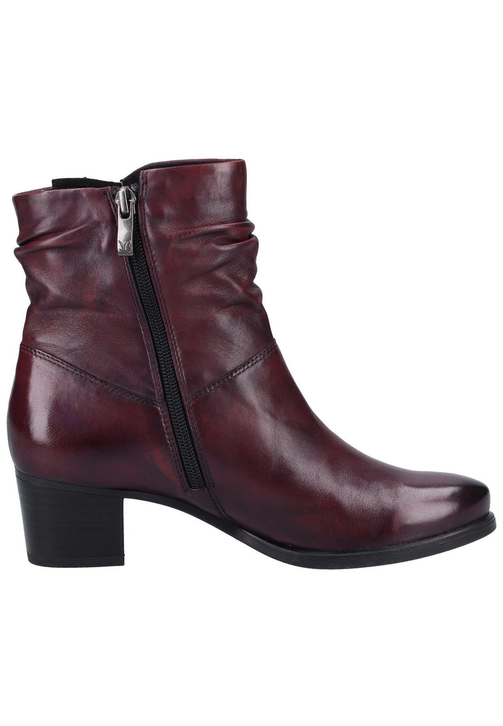 Caprice Stiefelette Nappaleder Bordeaux - surf4shoes