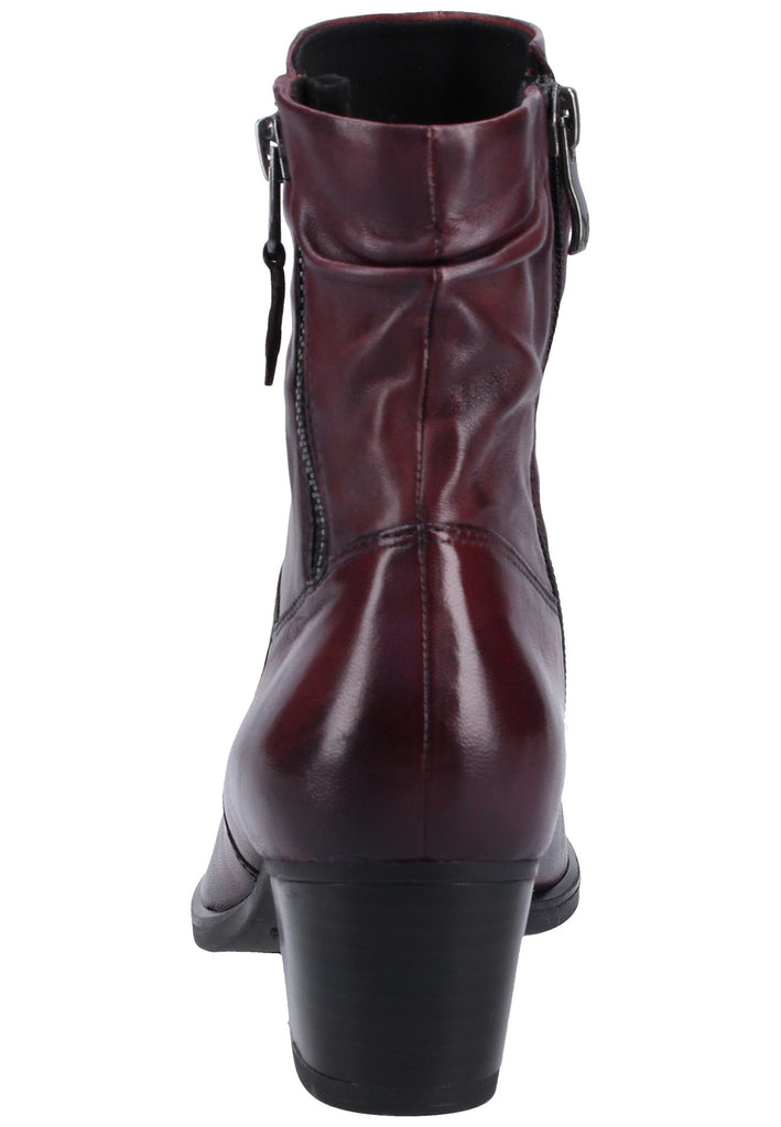 Caprice Stiefelette Nappaleder Bordeaux - surf4shoes