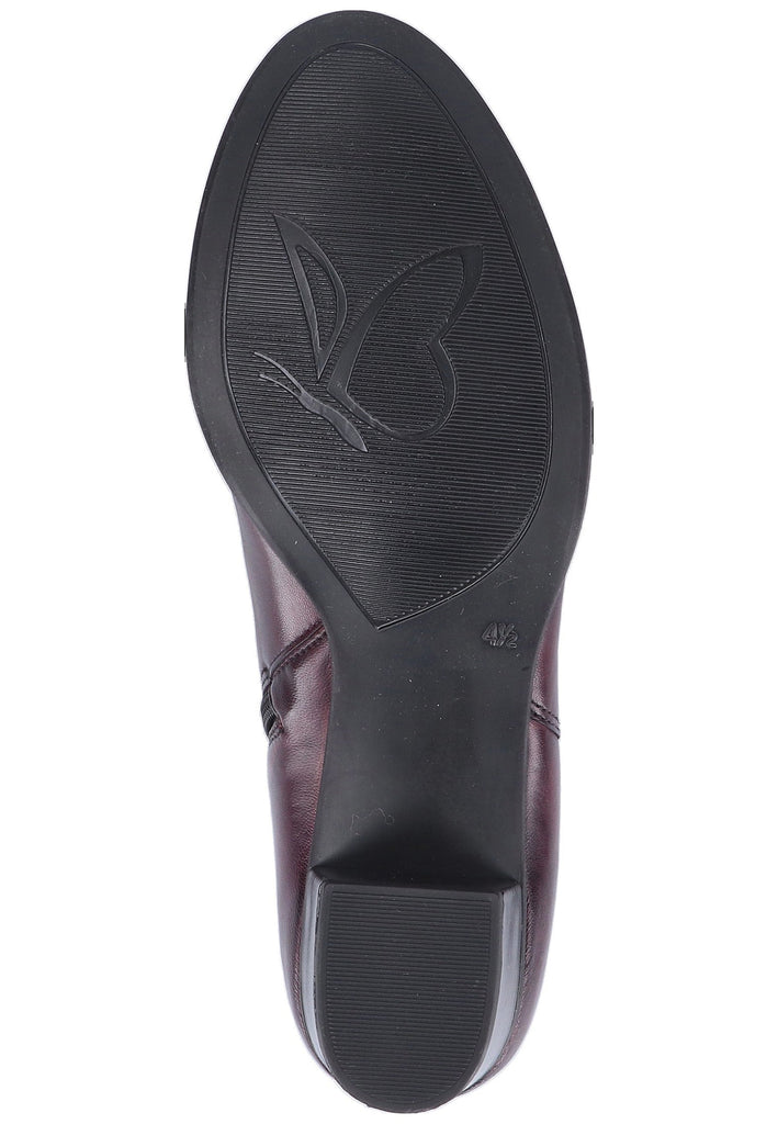 Caprice Stiefelette Nappaleder Bordeaux - surf4shoes