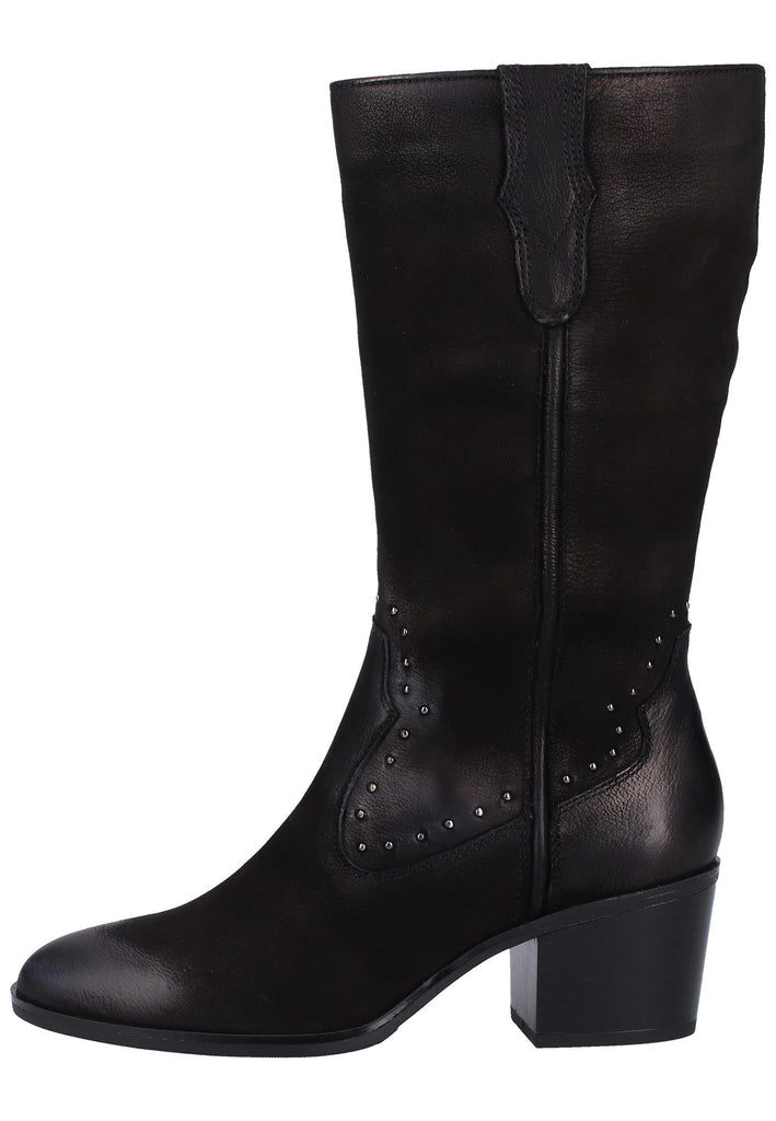 Caprice Stiefel Nubukleder Schwarz Warmfutter - surf4shoes