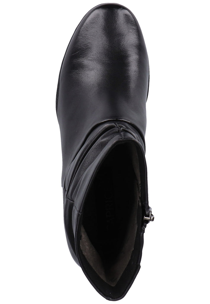 Caprice Stiefelette Nappaleder Schwarz - surf4shoes