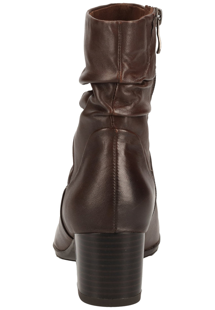 Caprice Stiefelette Nappaleder Dunkelbraun Warmfutter - surf4shoes