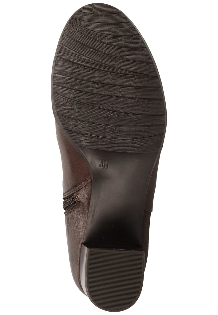 Caprice Stiefelette Nappaleder Dunkelbraun Warmfutter - surf4shoes