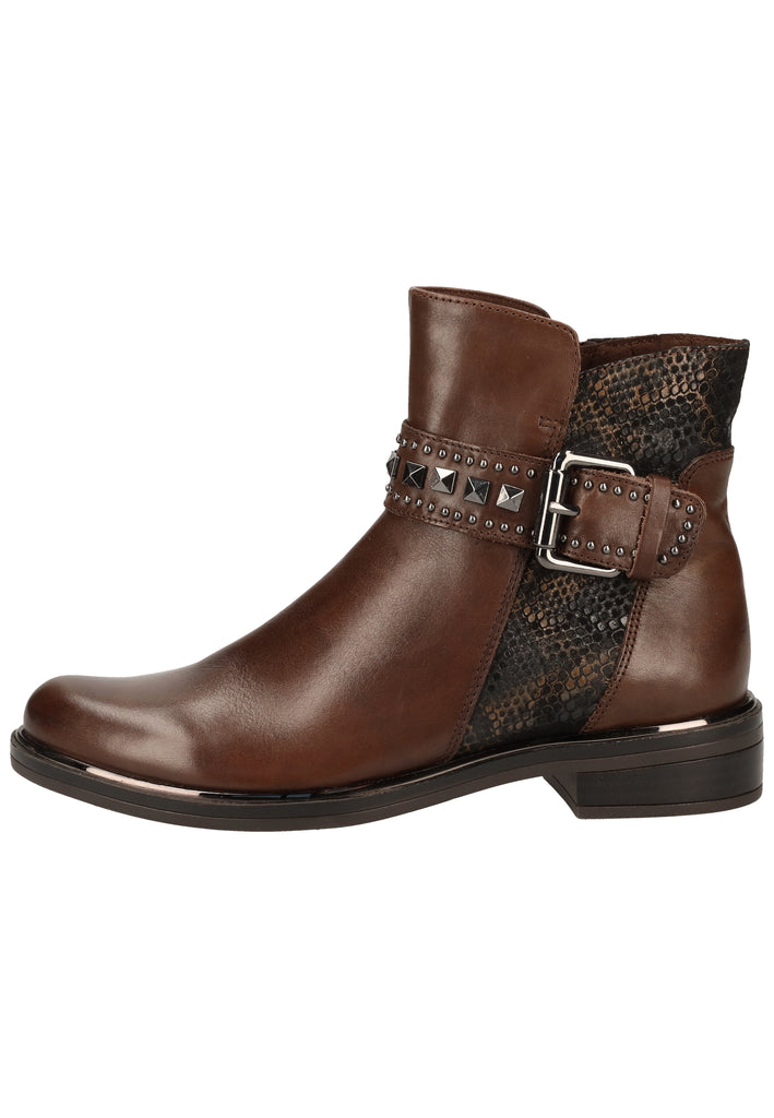 Caprice Stiefelette Leder Dunkelbraun - surf4shoes