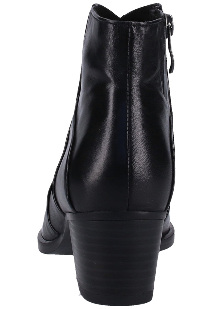 Caprice Stiefelette Nappaleder Schwarz - surf4shoes