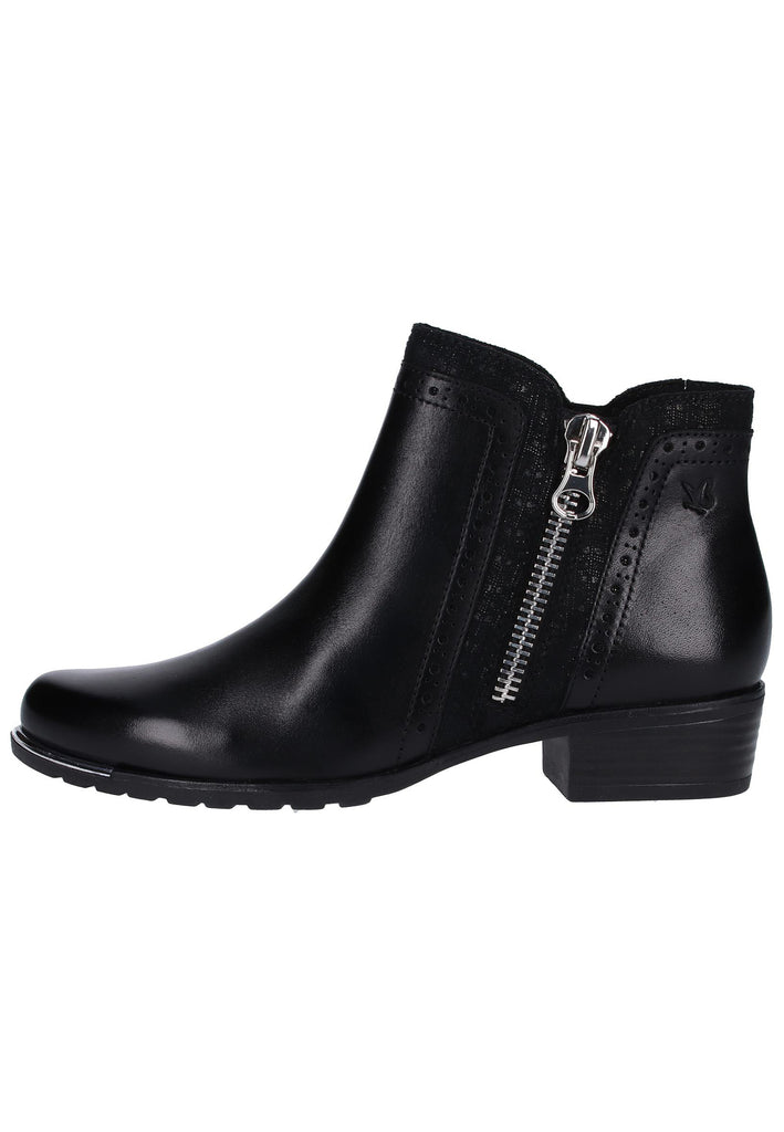 Caprice Stiefelette Leder/Textil Schwarz - surf4shoes