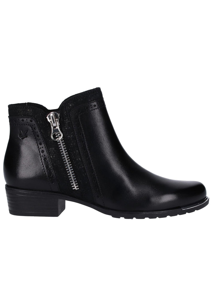Caprice Stiefelette Leder/Textil Schwarz - surf4shoes