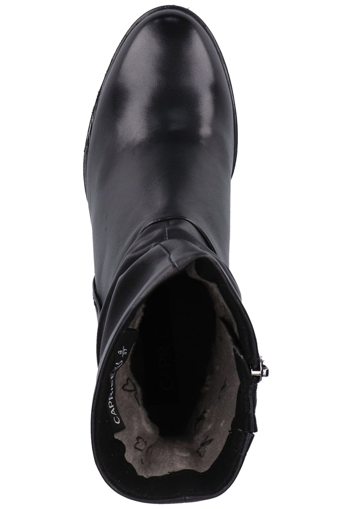 Caprice Stiefelette Nappaleder Schwarz - surf4shoes