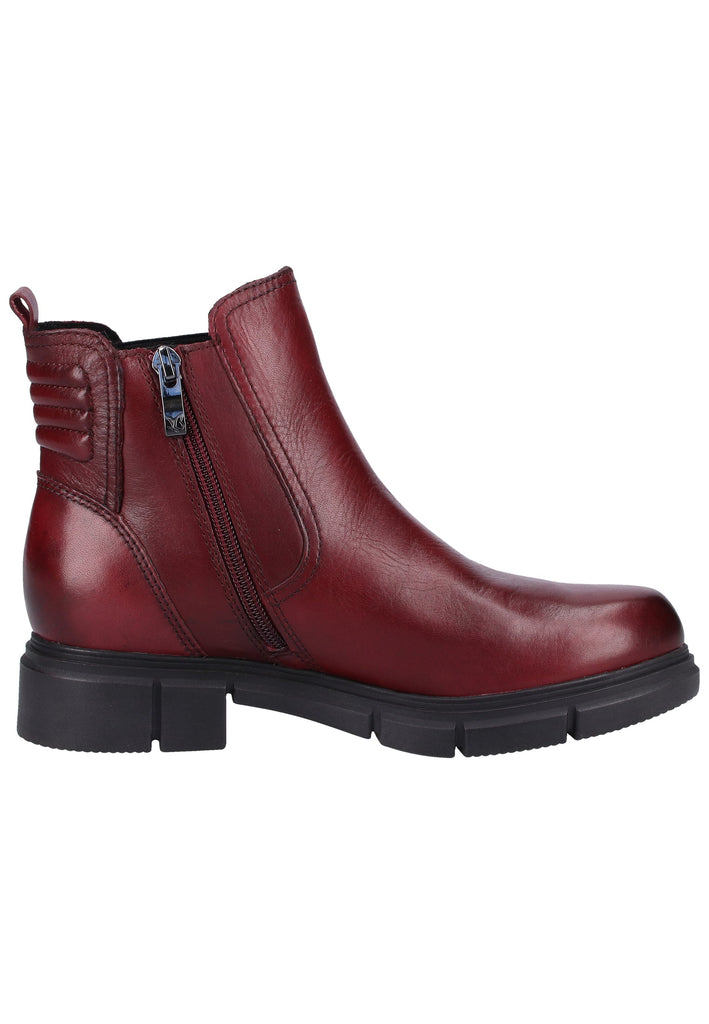 Caprice Stiefelette Nappaleder Bordeaux - surf4shoes