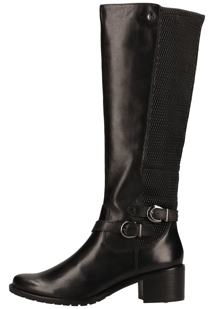 Caprice Stiefel Leder/Synthetik Schwarz - surf4shoes