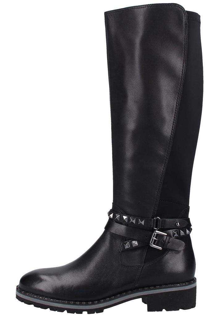 Caprice Stiefel Leder/Textil Schwarz - surf4shoes