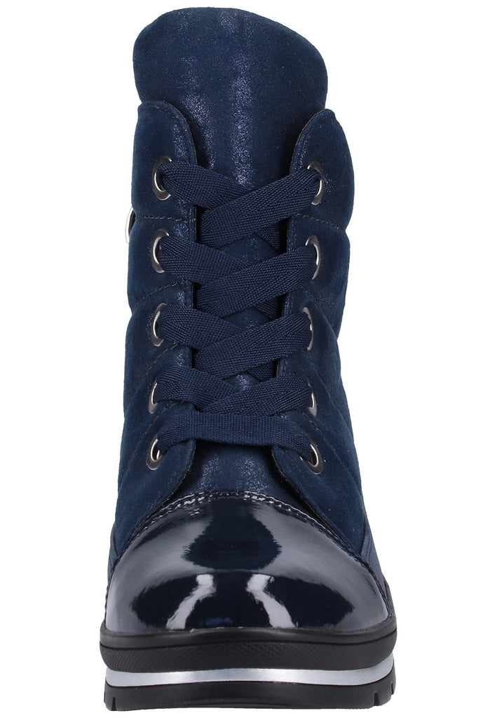 Caprice Stiefelette Lederimitat/Textil Navy - surf4shoes