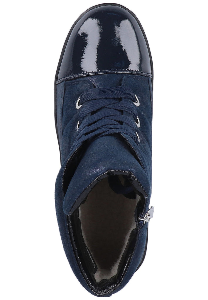 Caprice Stiefelette Lederimitat/Textil Navy - surf4shoes