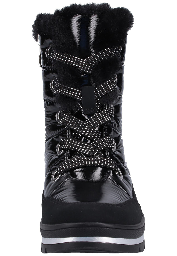 Caprice Stiefelette Lederimitat/Textil Schwarz Warmfutter - surf4shoes