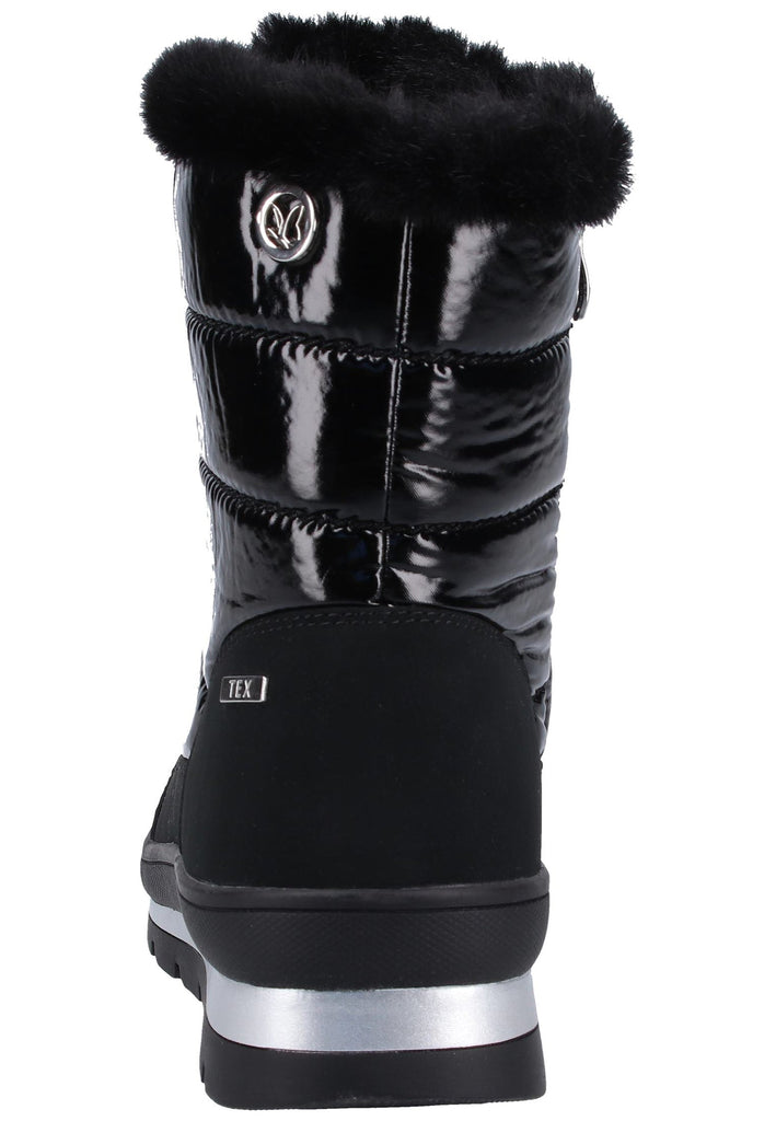 Caprice Stiefelette Lederimitat/Textil Schwarz Warmfutter - surf4shoes