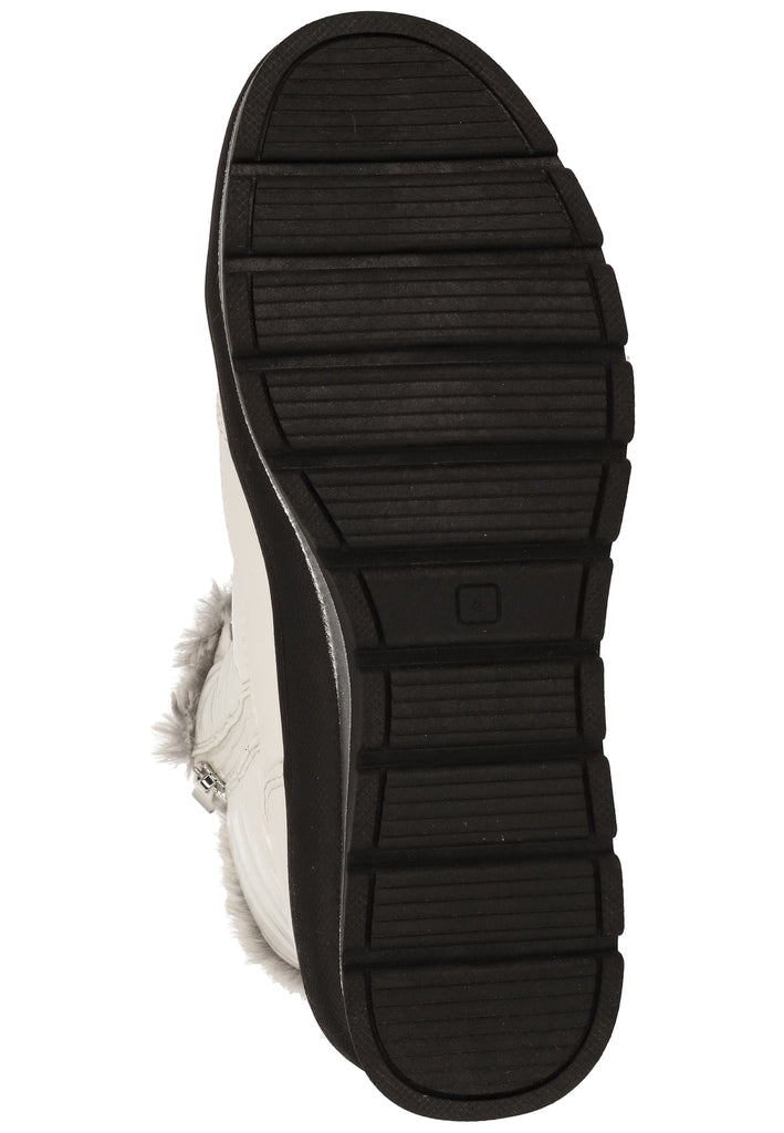 Caprice Stiefelette Lederimitat/Textil Weiß Warmfutter - surf4shoes