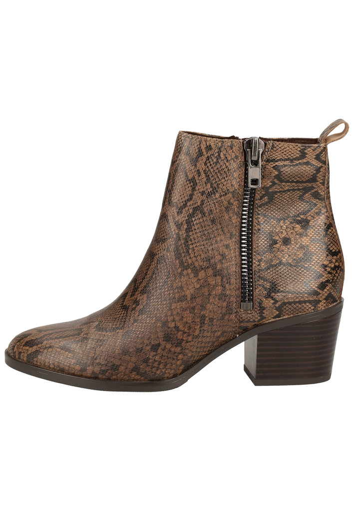 Caprice Stiefelette Leder Taupe - surf4shoes
