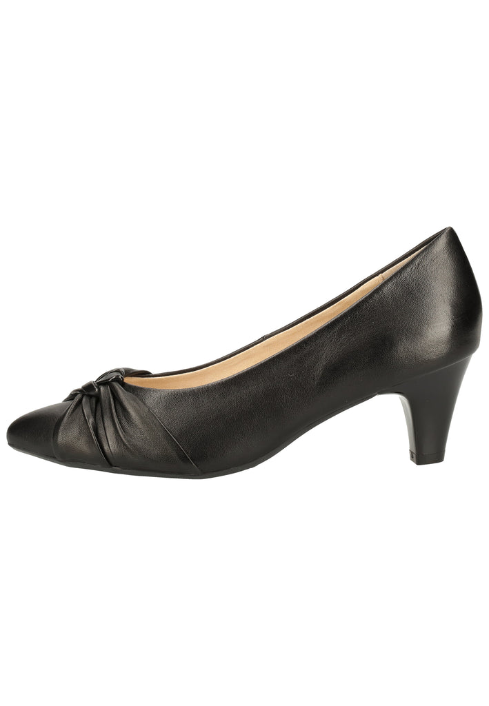 Caprice Pumps Leder Schwarz - surf4shoes