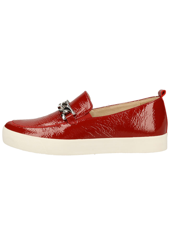 Caprice Slipper Leder Red - surf4shoes
