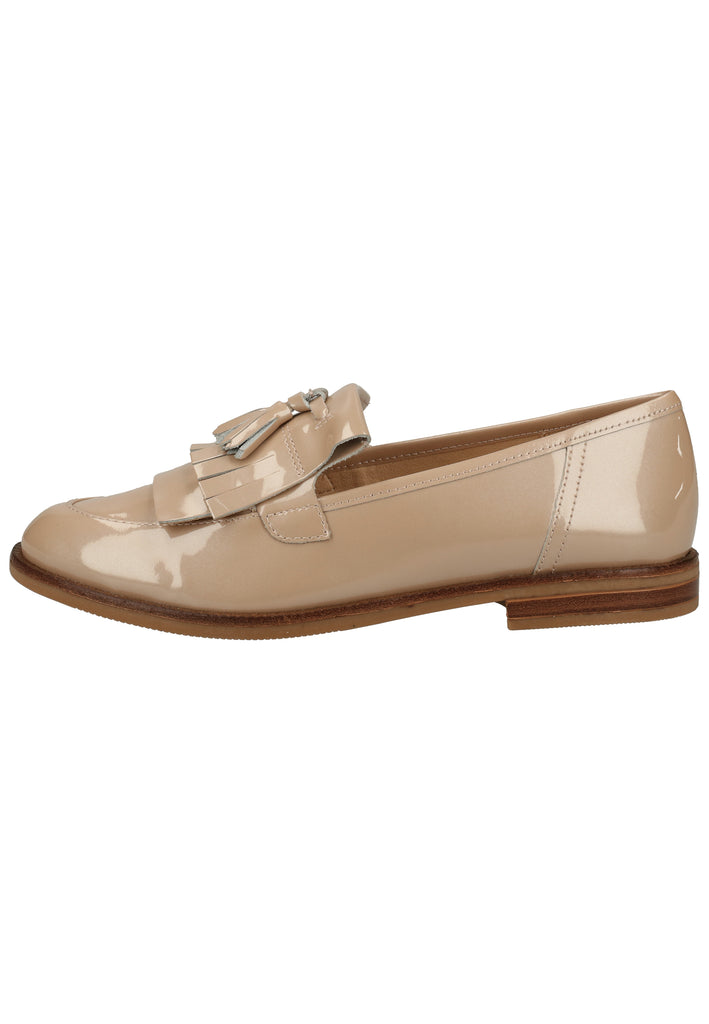 Caprice Slipper Leder Nude - surf4shoes