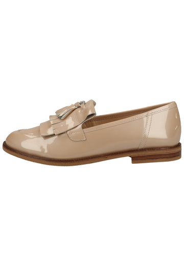 Caprice Slipper Leder Nude - surf4shoes