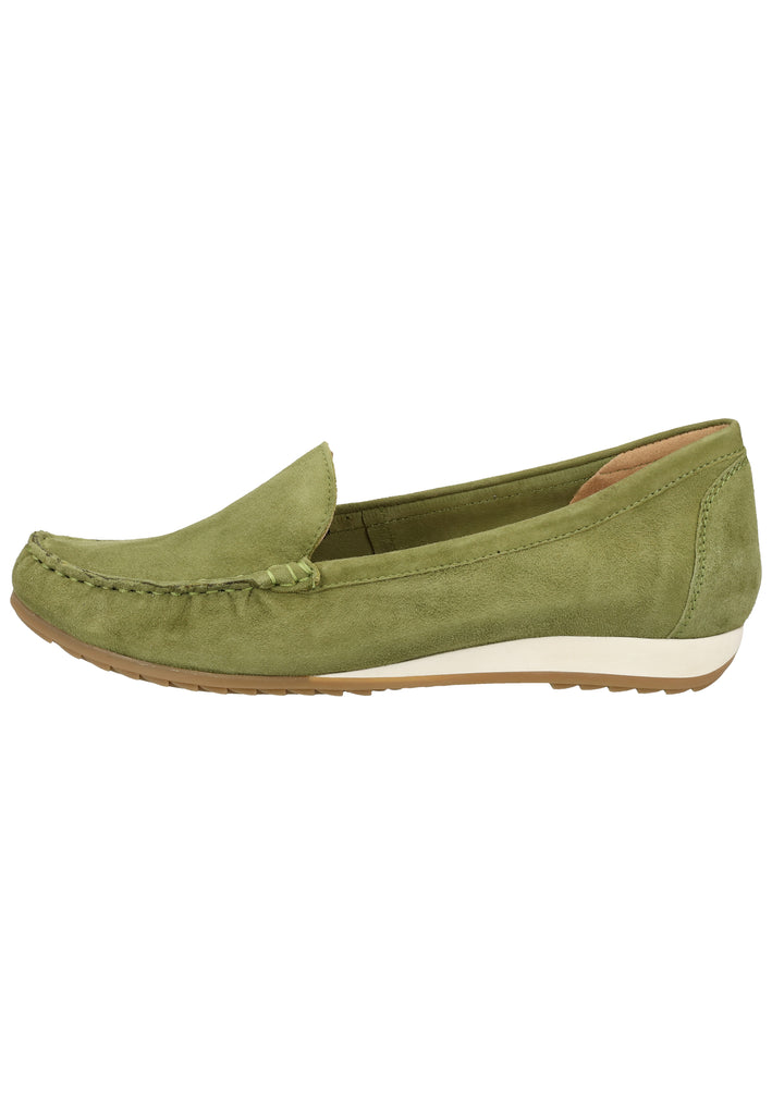 Caprice Slipper Leder Grün - surf4shoes