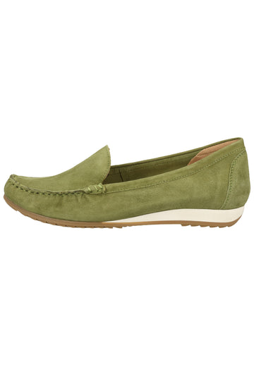 Caprice Slipper Leder Grün - surf4shoes