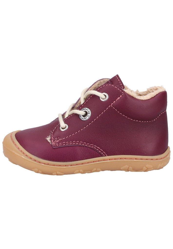 Pepino Halbschuhe Leder Lila Warmfutter - surf4shoes