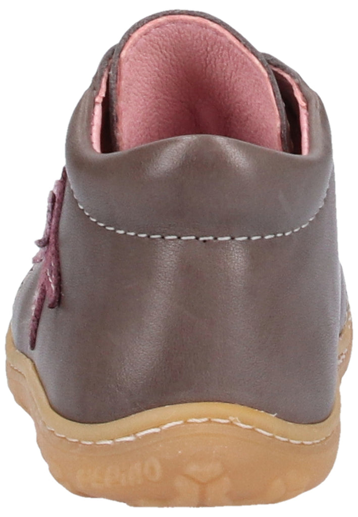 Pepino Halbschuhe Leder Grau/Rosa - surf4shoes