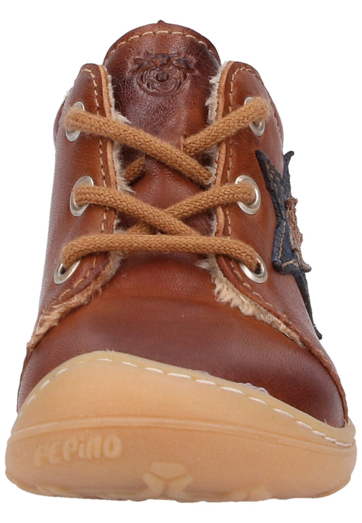 Pepino Halbschuhe Leder Cognac - surf4shoes
