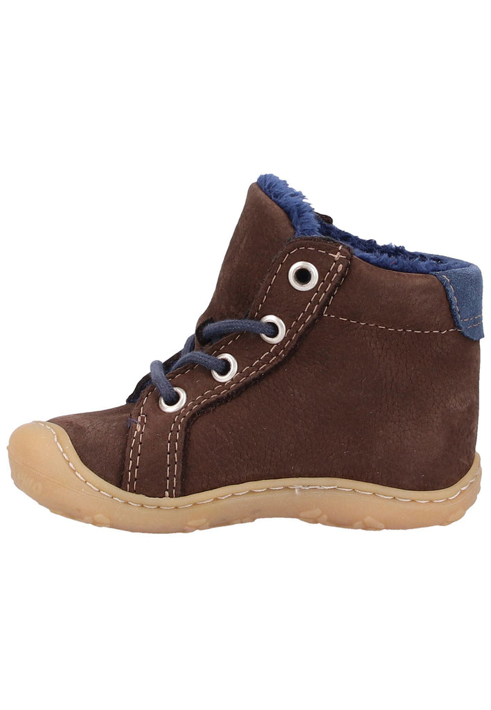 Pepino Stiefelette Leder Braun Warmfutter - surf4shoes