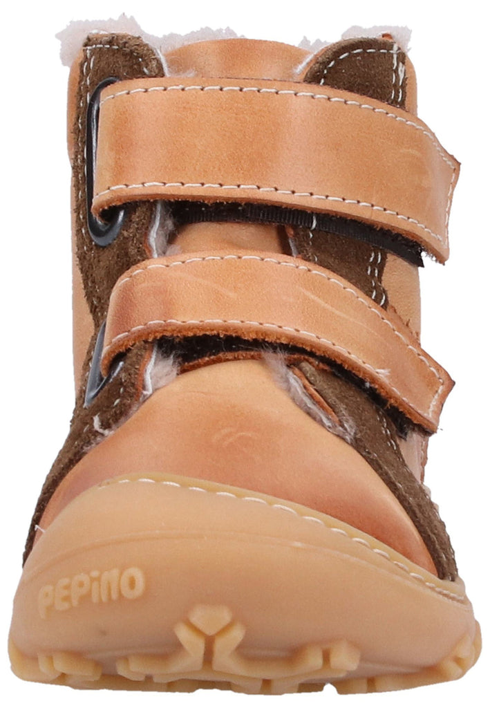 Pepino Stiefelette Leder Braun Warmfutter - surf4shoes