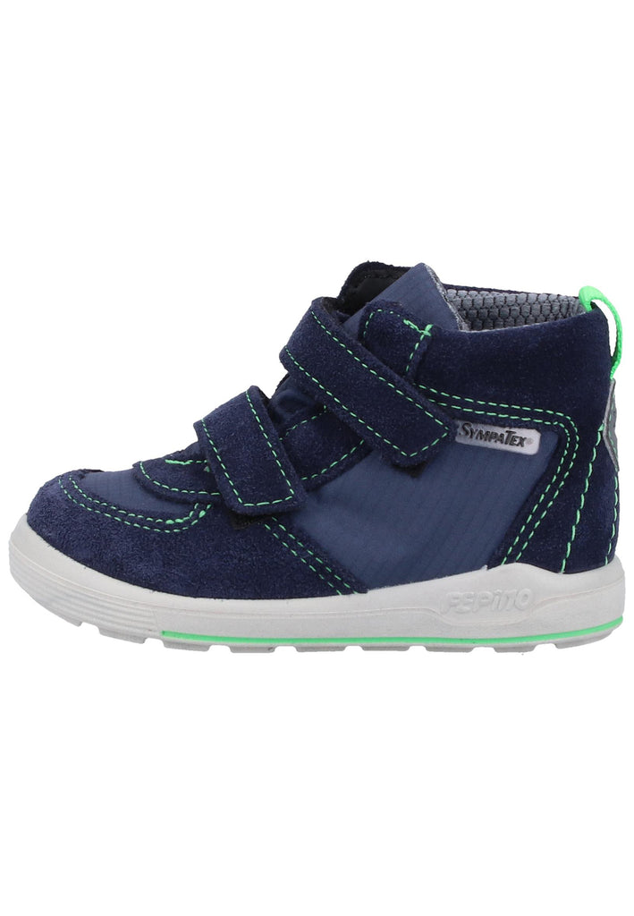 Pepino Halbschuhe Leder/Textil Blau/Grün - surf4shoes