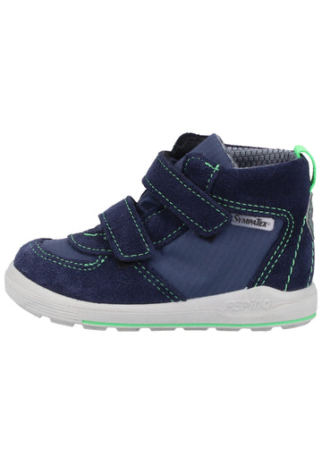 Pepino Halbschuhe Leder/Textil Blau/Grün - surf4shoes
