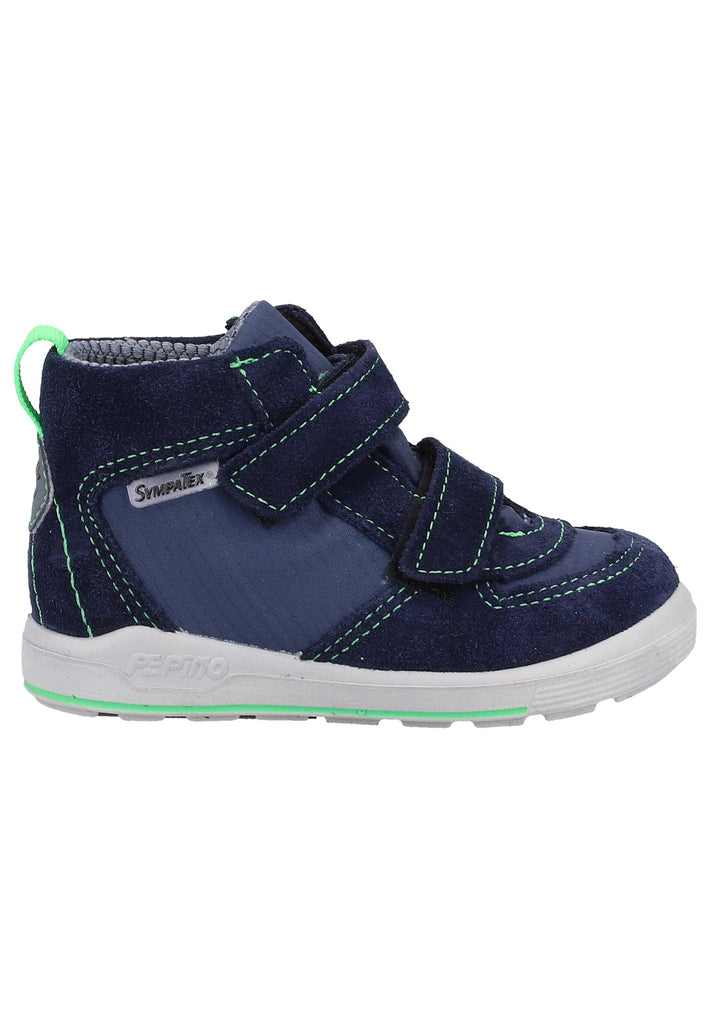 Pepino Halbschuhe Leder/Textil Blau/Grün - surf4shoes