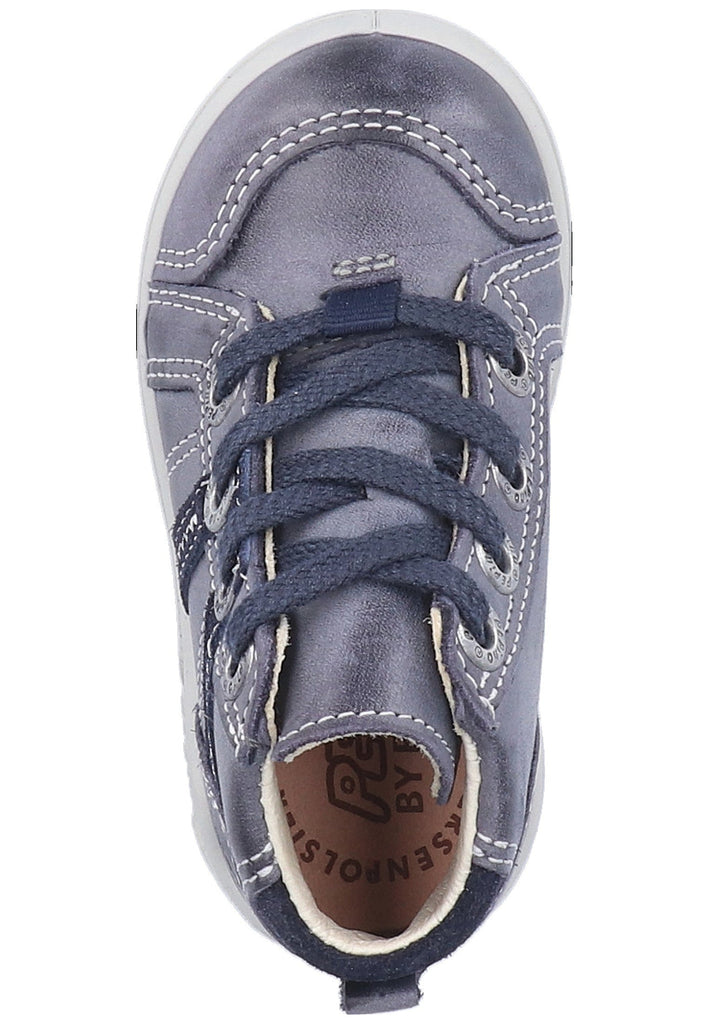 Pepino Halbschuhe Leder Blau/Grau - surf4shoes