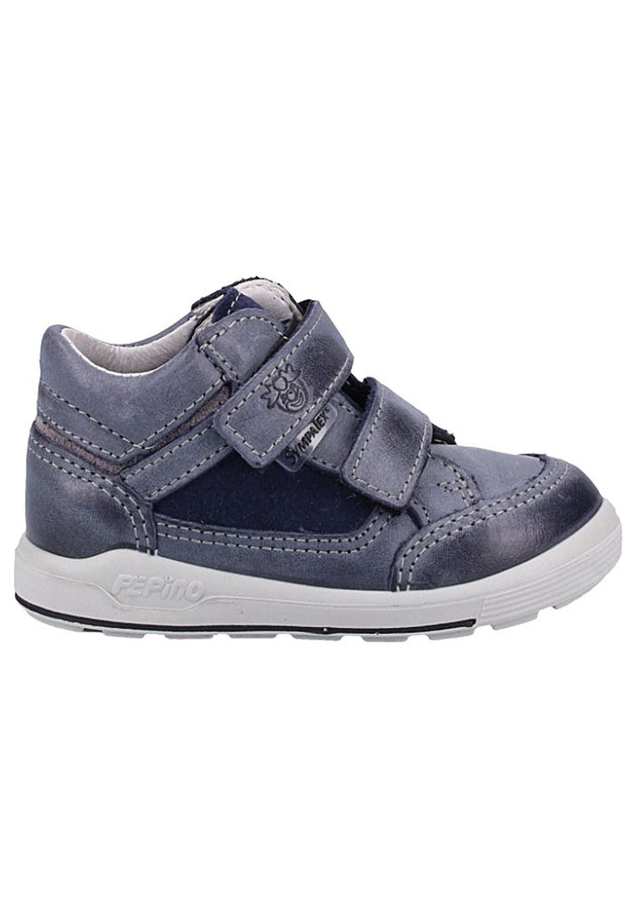 Pepino Halbschuhe Leder Blau/Grau - surf4shoes