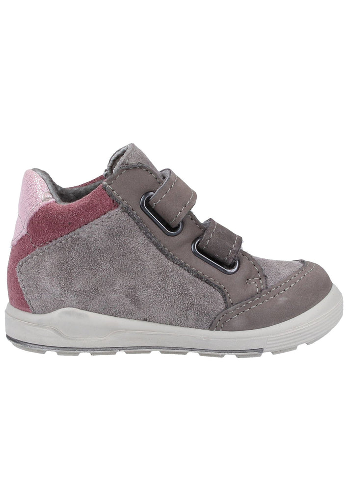 Pepino Halbschuhe Leder/Synthetik Grau/Rosa - surf4shoes