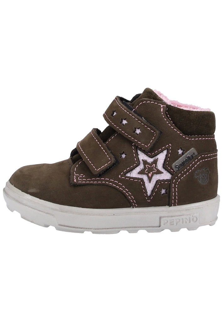 Pepino Halbschuhe Leder/Synthetik Braun Warmfutter - surf4shoes
