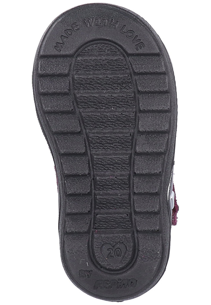 Pepino Stiefel Leder/Textil Lila Warmfutter - surf4shoes