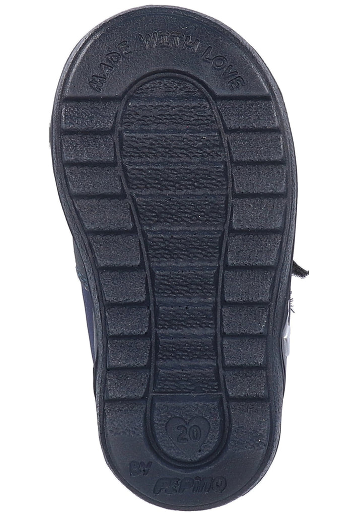 Pepino Stiefel Lederimitat/Textil Dunkelblau Warmfutter - surf4shoes