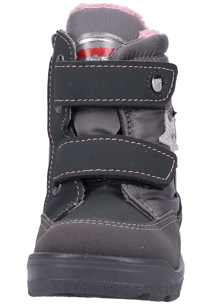 Pepino Stiefelette Lederimitat/Textil Grau Warmfutter - surf4shoes